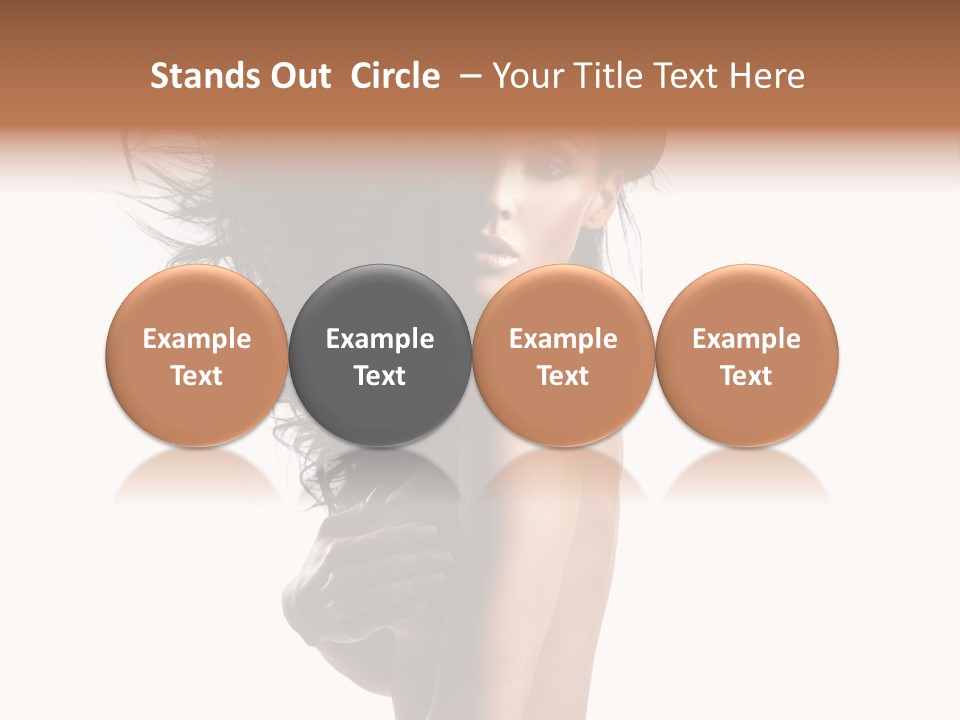 Vogue Figure Lady PowerPoint Template