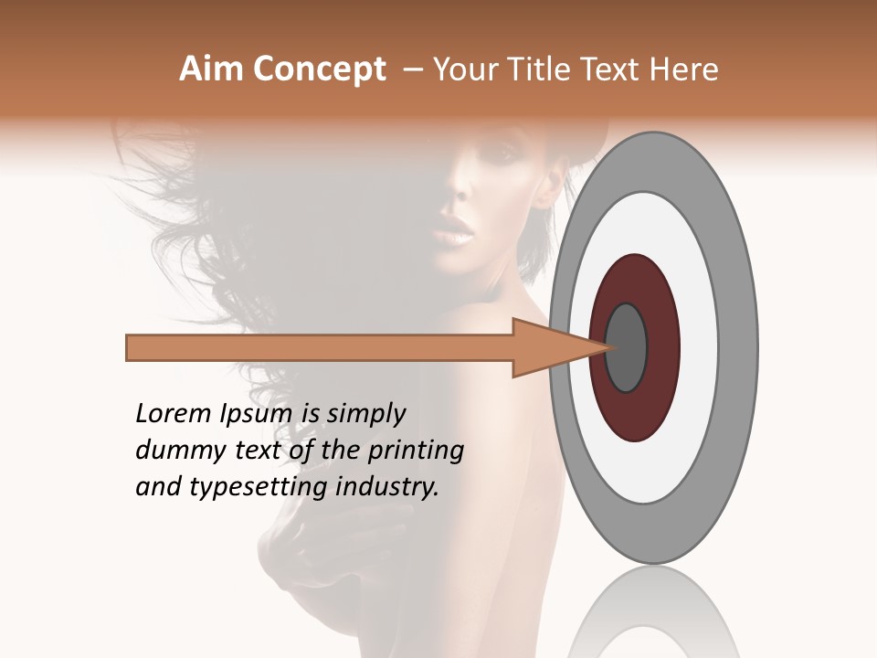 Vogue Figure Lady PowerPoint Template