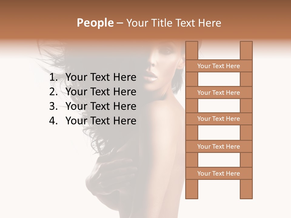 Vogue Figure Lady PowerPoint Template