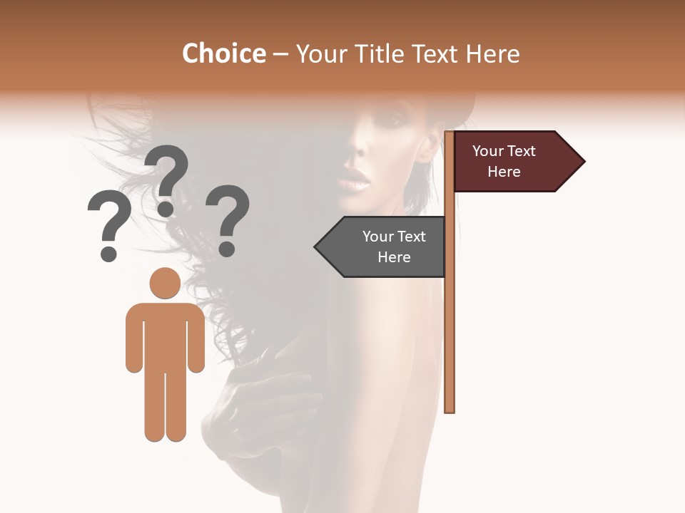 Vogue Figure Lady PowerPoint Template