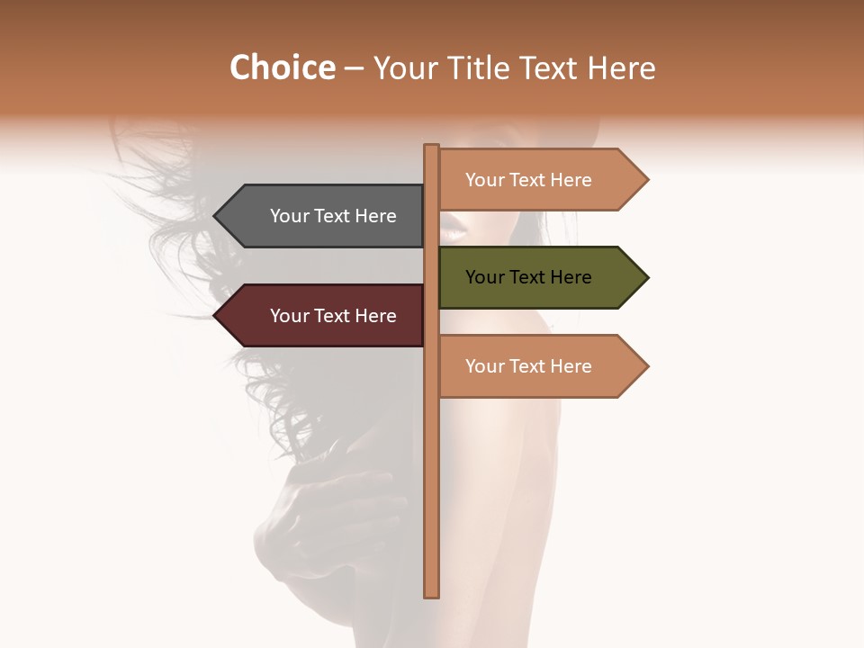 Vogue Figure Lady PowerPoint Template