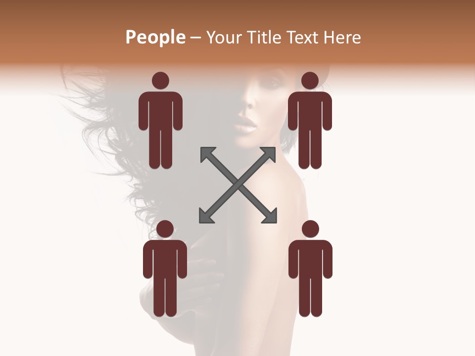 Vogue Figure Lady PowerPoint Template