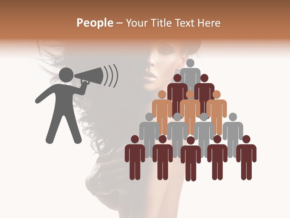 Vogue Figure Lady PowerPoint Template