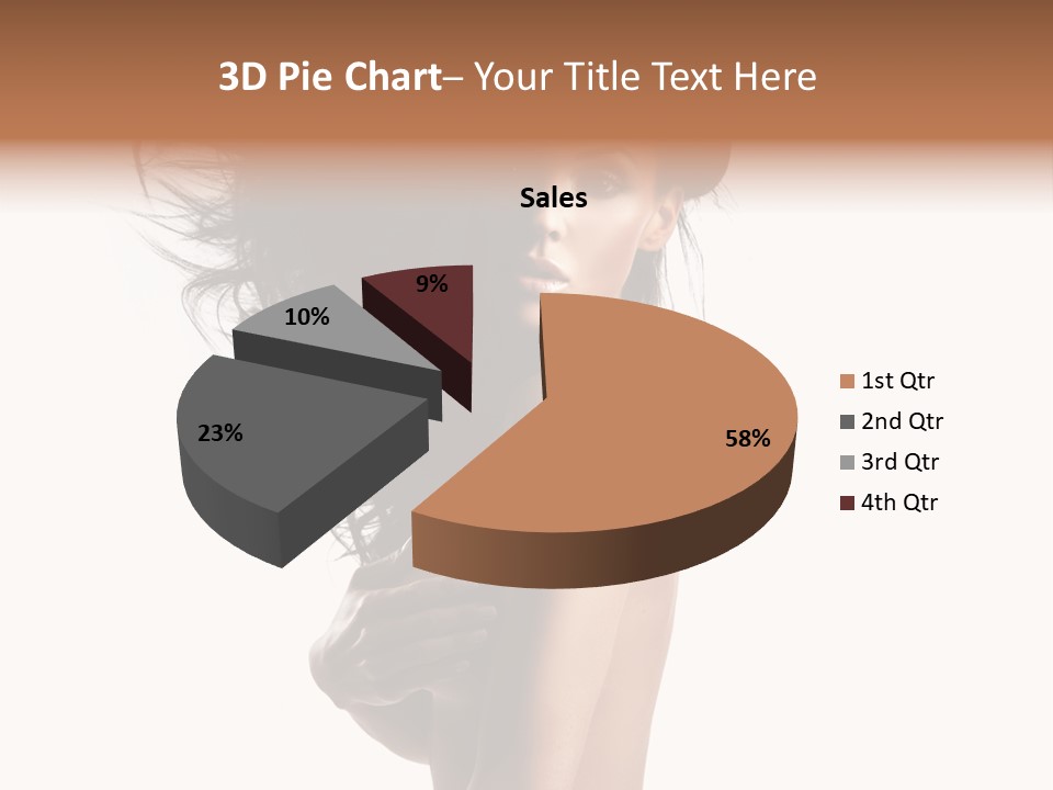 Vogue Figure Lady PowerPoint Template