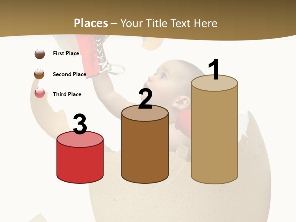 Gloves Baby Beautiful PowerPoint Template