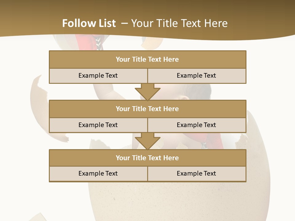 Gloves Baby Beautiful PowerPoint Template