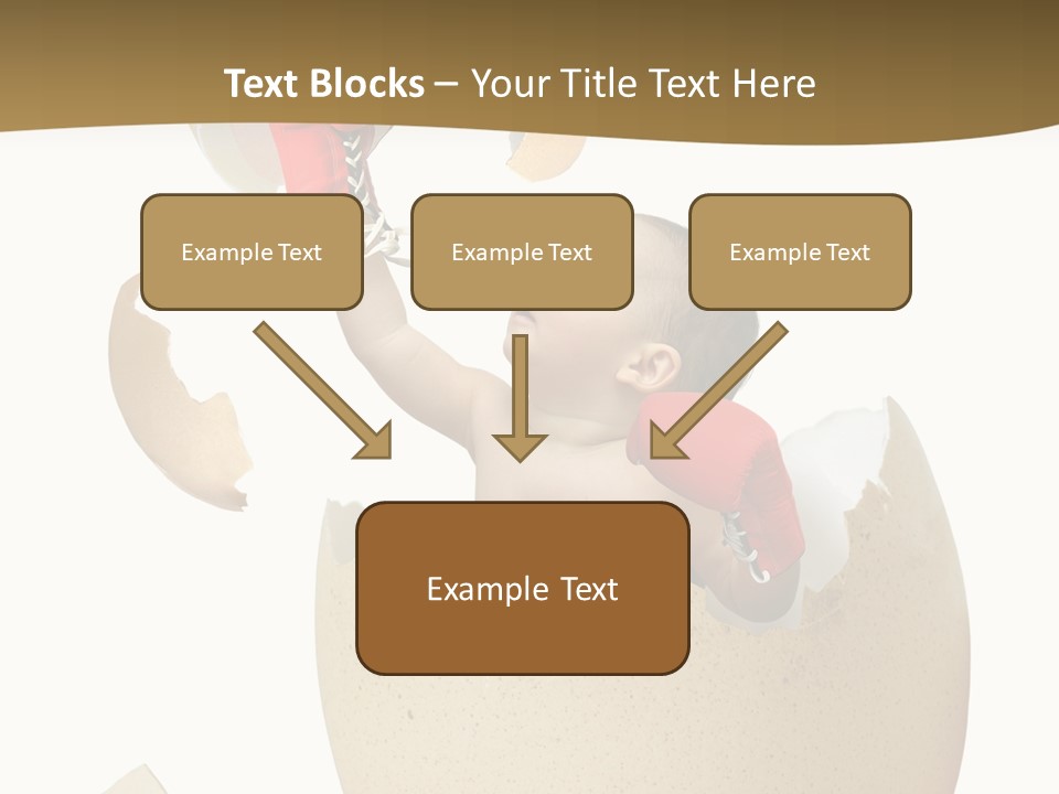 Gloves Baby Beautiful PowerPoint Template