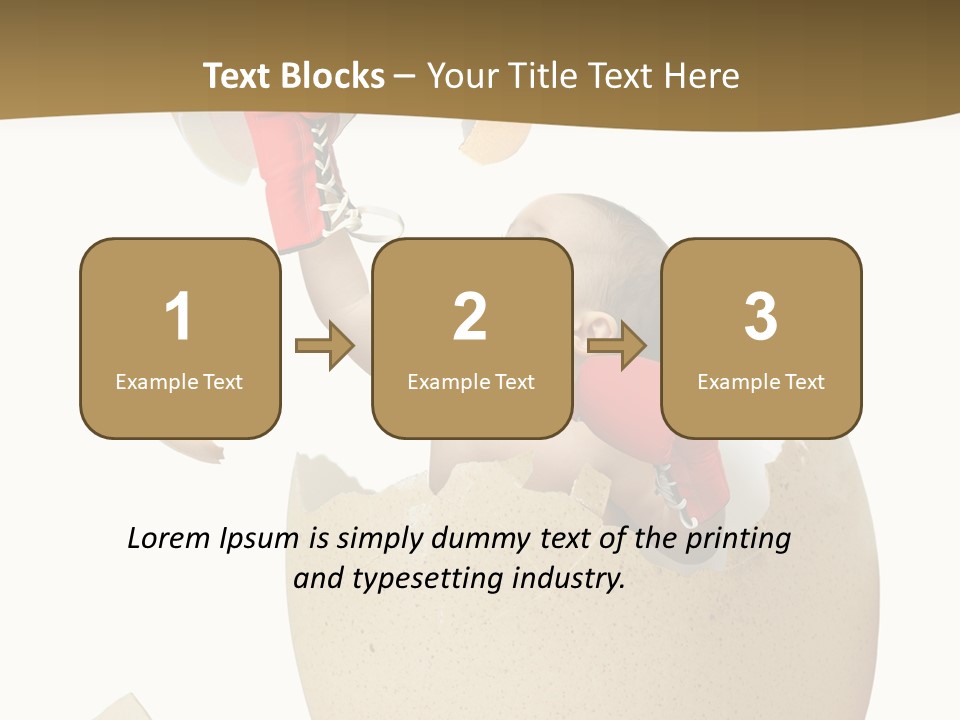 Gloves Baby Beautiful PowerPoint Template