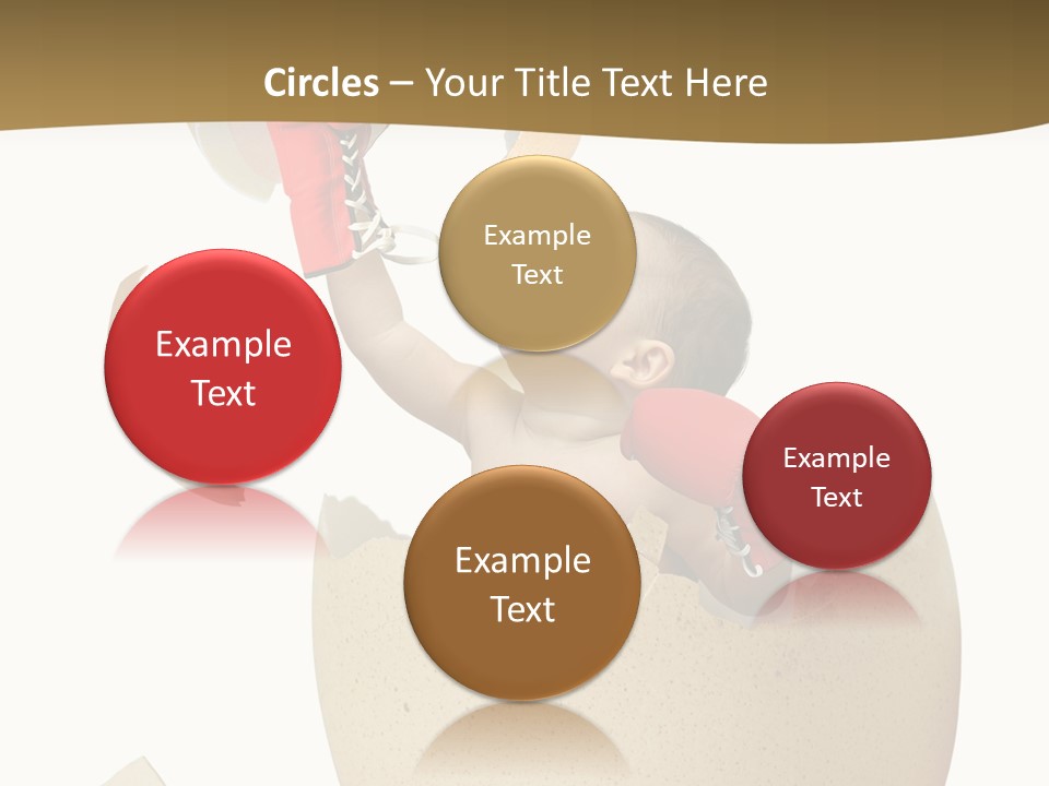 Gloves Baby Beautiful PowerPoint Template