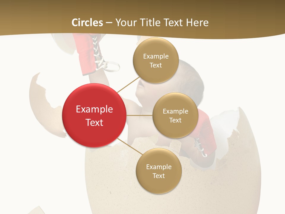 Gloves Baby Beautiful PowerPoint Template