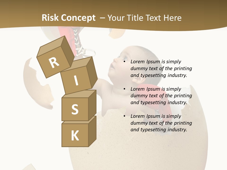 Gloves Baby Beautiful PowerPoint Template