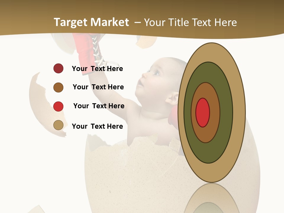 Gloves Baby Beautiful PowerPoint Template