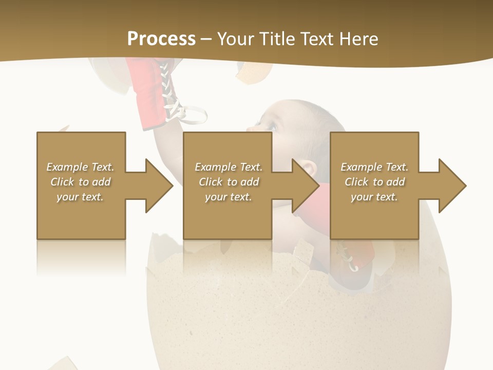 Gloves Baby Beautiful PowerPoint Template