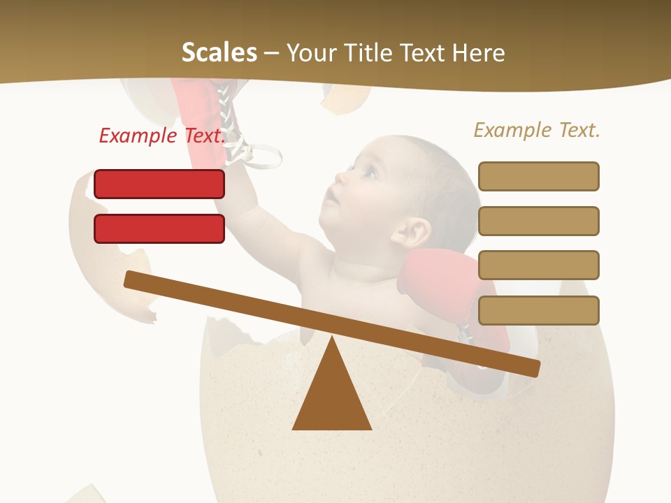 Gloves Baby Beautiful PowerPoint Template