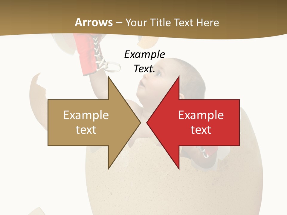 Gloves Baby Beautiful PowerPoint Template