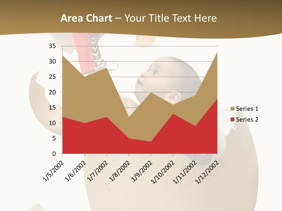 Gloves Baby Beautiful PowerPoint Template