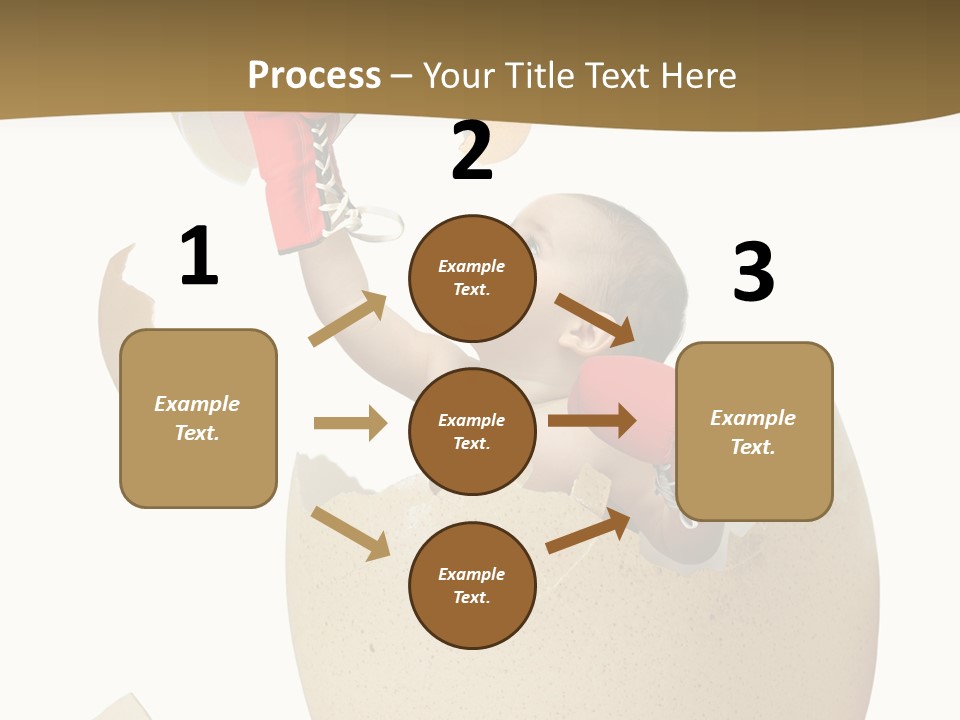 Gloves Baby Beautiful PowerPoint Template