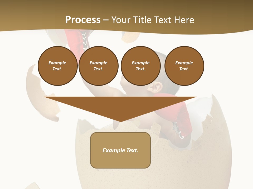 Gloves Baby Beautiful PowerPoint Template