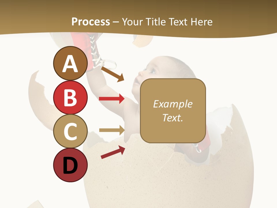 Gloves Baby Beautiful PowerPoint Template