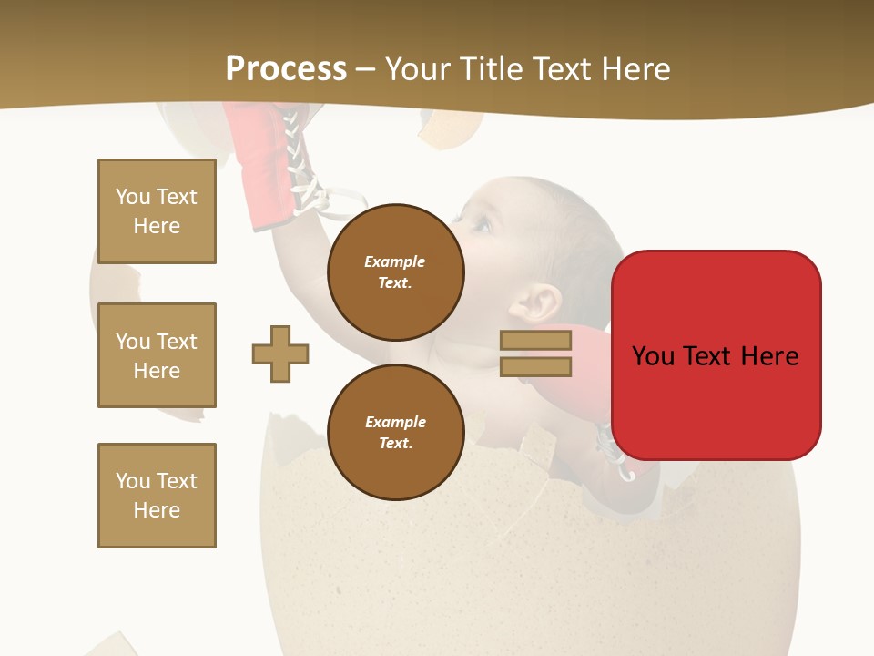Gloves Baby Beautiful PowerPoint Template