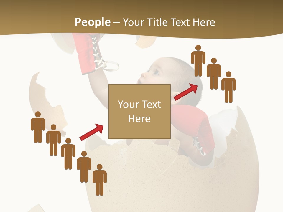 Gloves Baby Beautiful PowerPoint Template