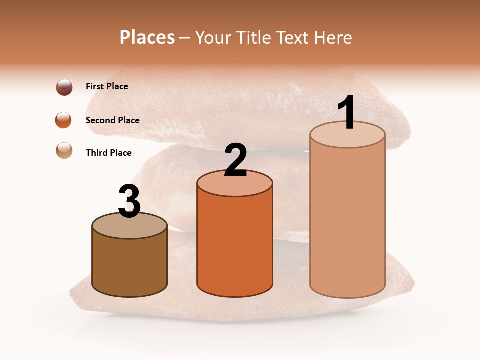 Baked Snack White PowerPoint Template