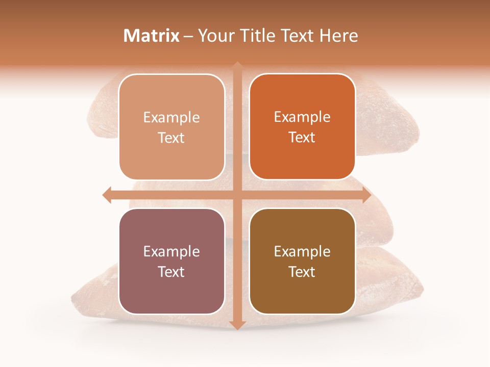 Baked Snack White PowerPoint Template