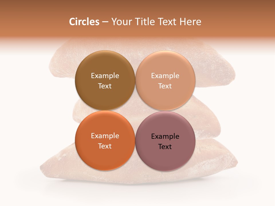 Baked Snack White PowerPoint Template