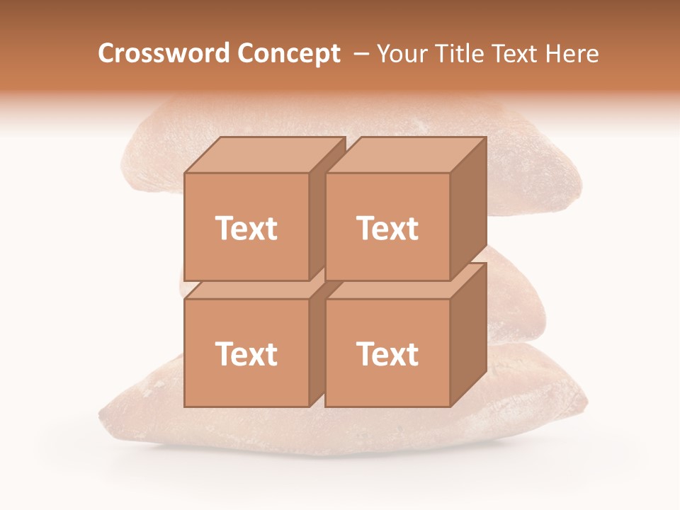 Baked Snack White PowerPoint Template