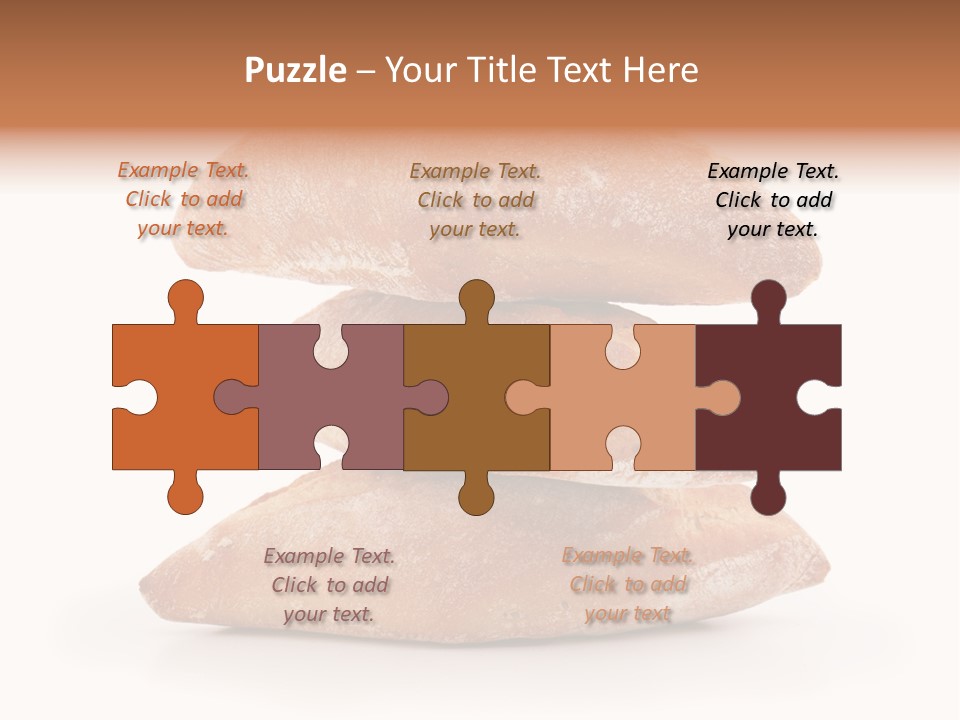 Baked Snack White PowerPoint Template