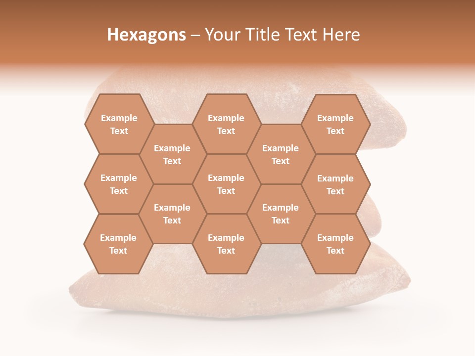 Baked Snack White PowerPoint Template