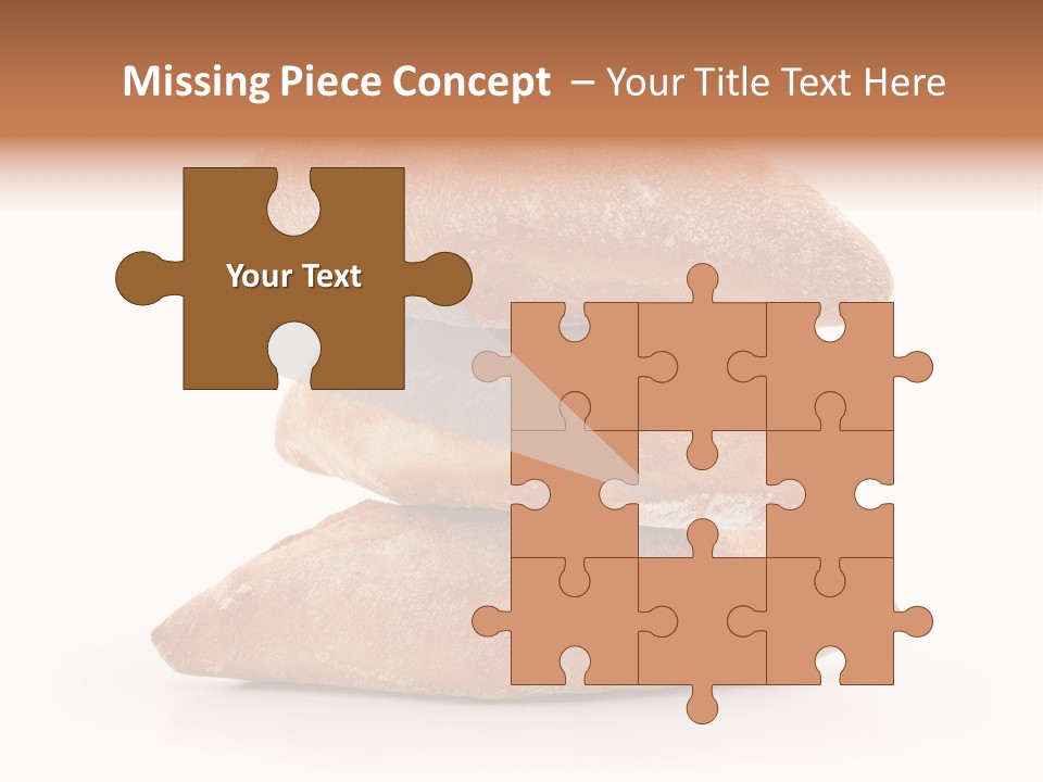 Baked Snack White PowerPoint Template