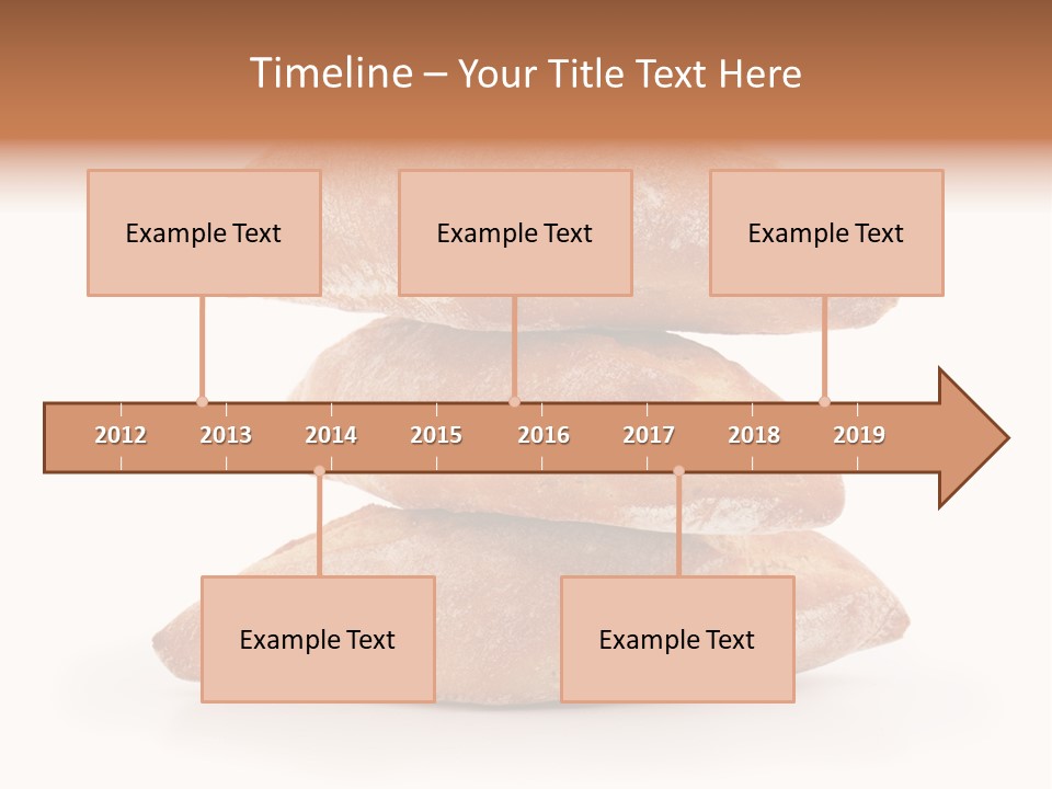 Baked Snack White PowerPoint Template