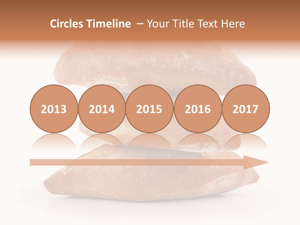 Baked Snack White PowerPoint Template