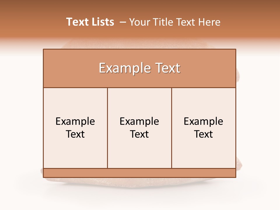 Baked Snack White PowerPoint Template