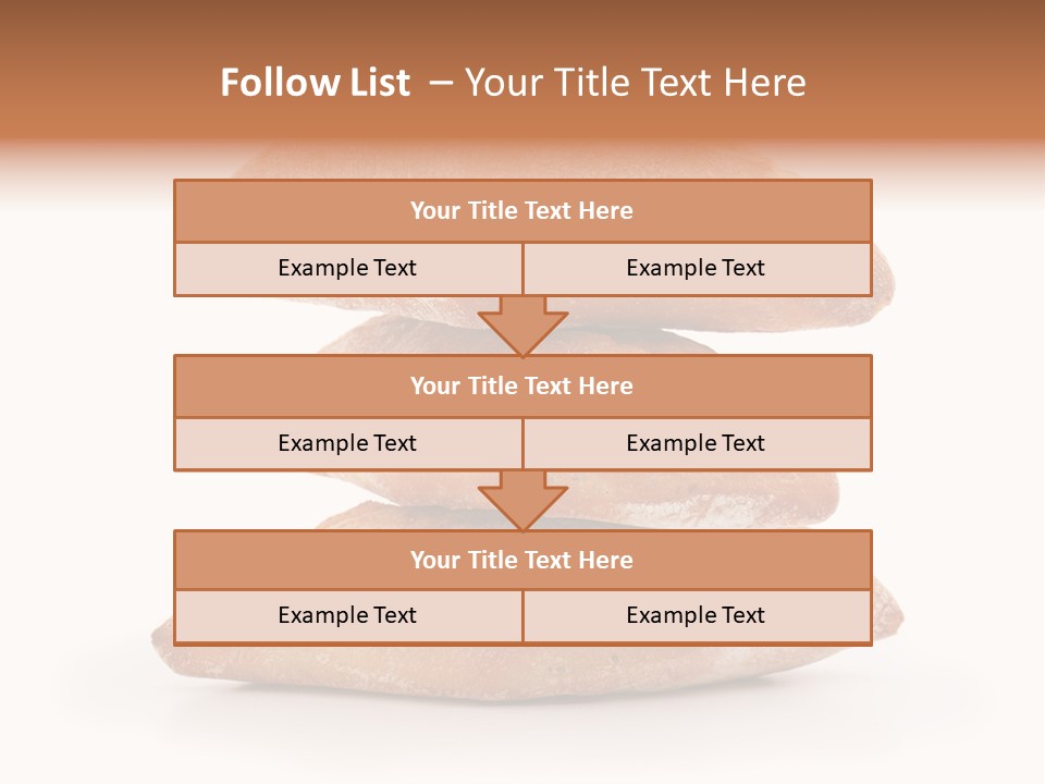 Baked Snack White PowerPoint Template