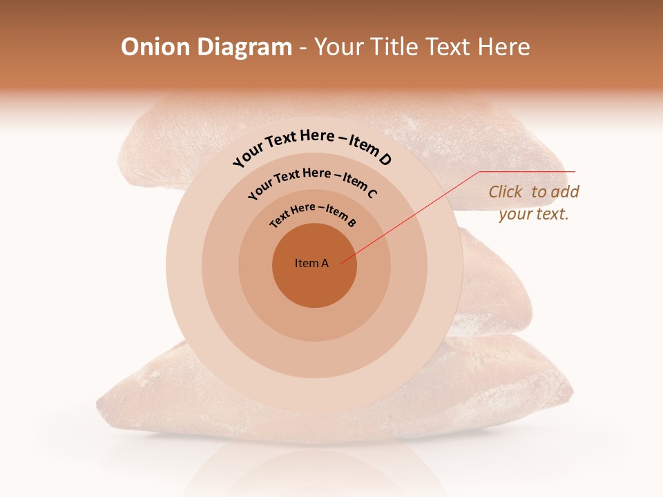 Baked Snack White PowerPoint Template