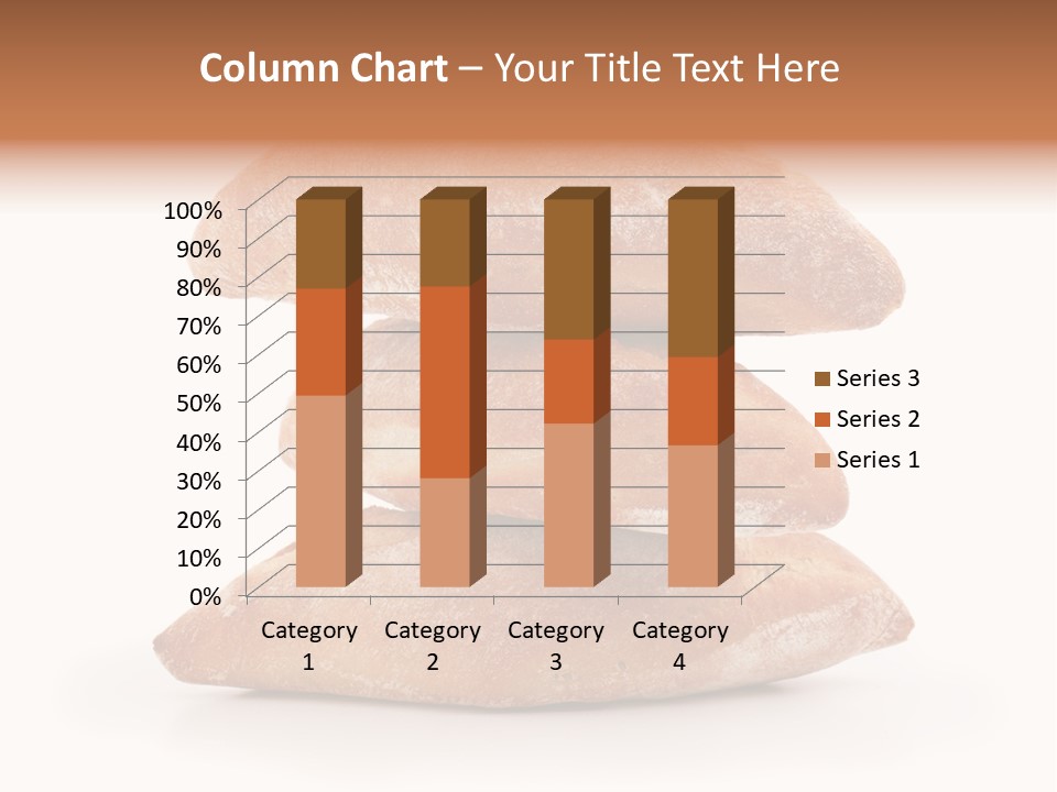 Baked Snack White PowerPoint Template