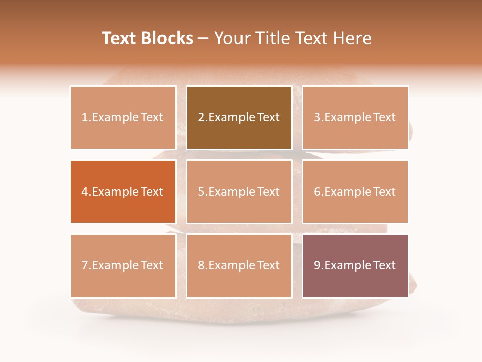 Baked Snack White PowerPoint Template