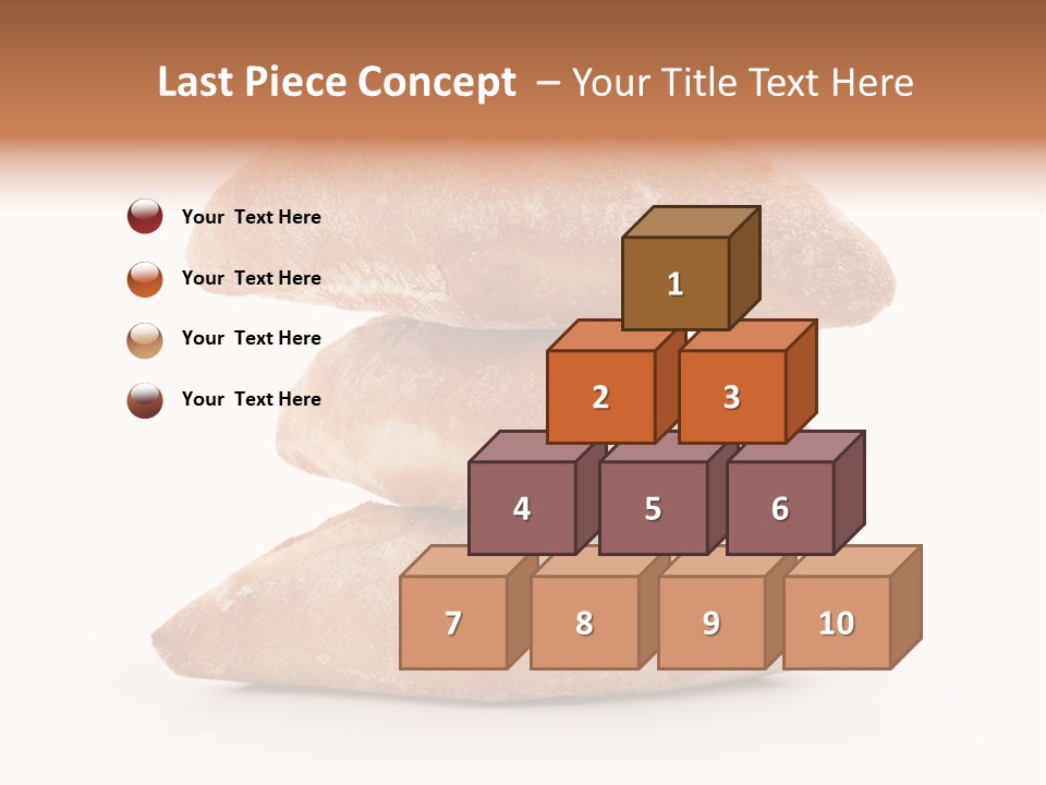 Baked Snack White PowerPoint Template