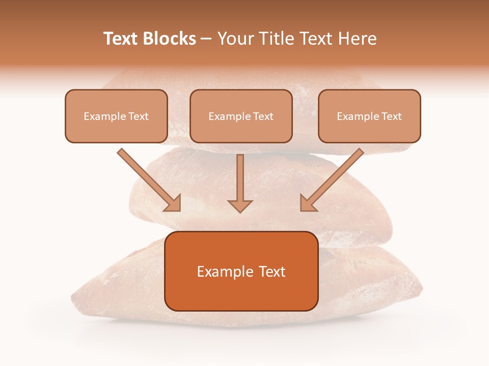 Baked Snack White PowerPoint Template