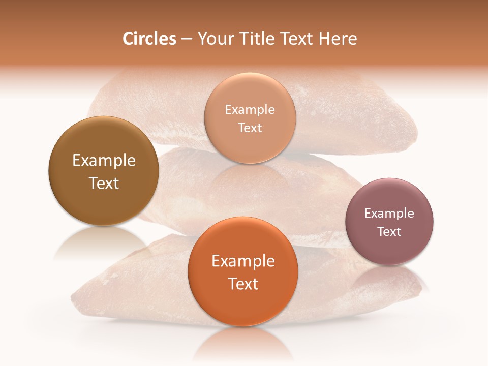 Baked Snack White PowerPoint Template