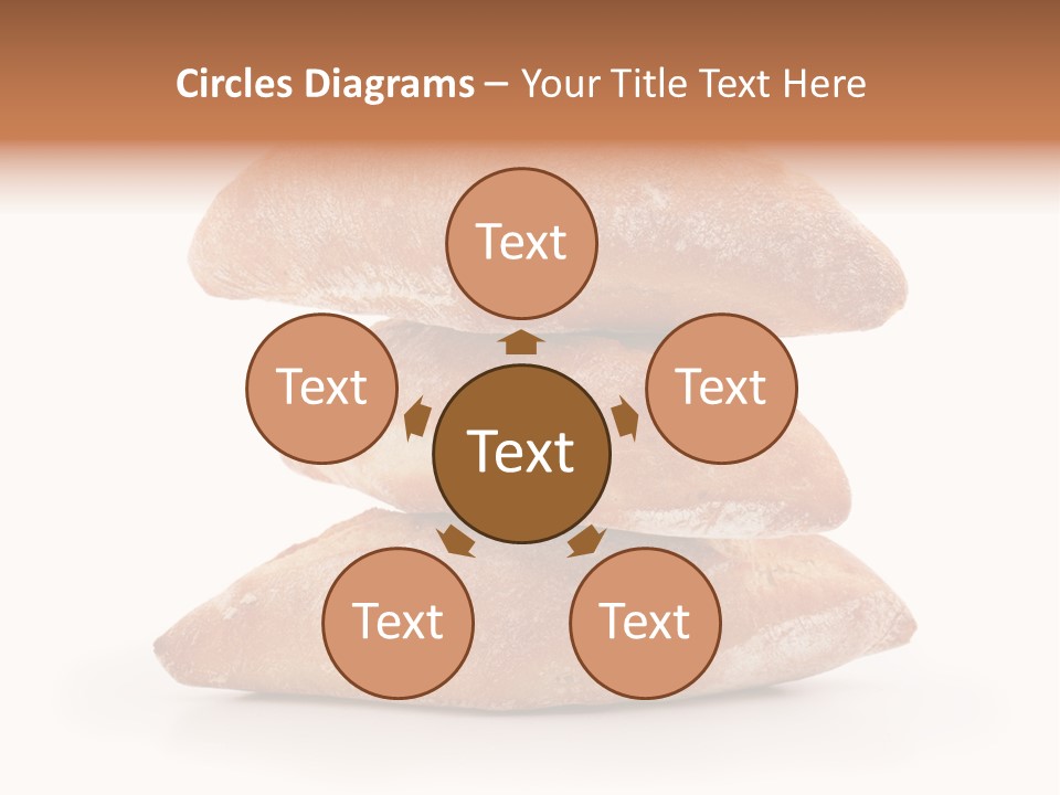 Baked Snack White PowerPoint Template