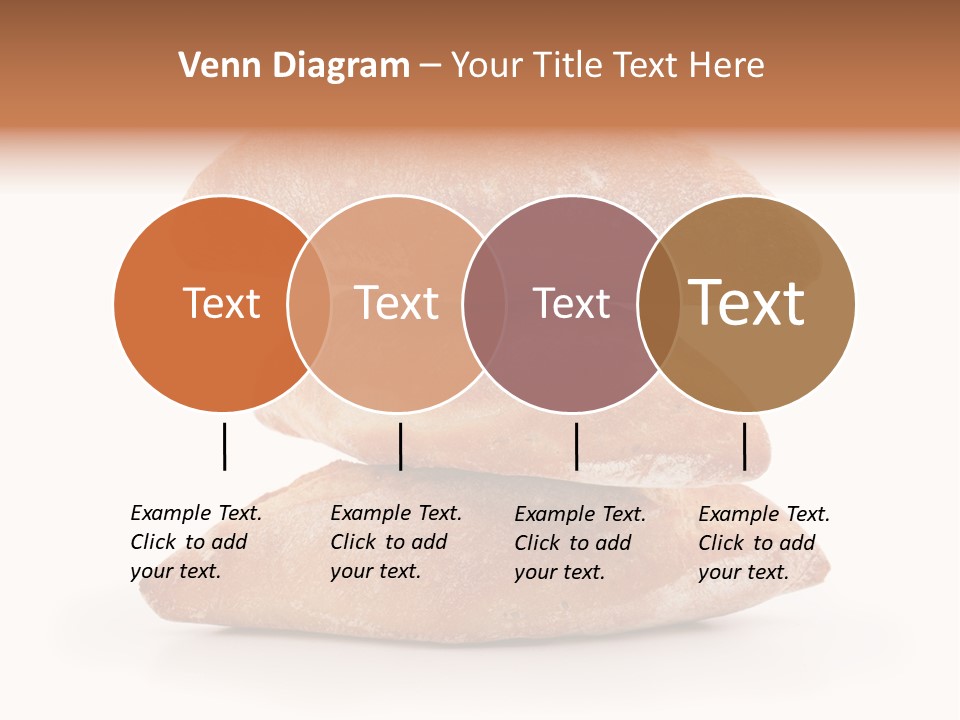 Baked Snack White PowerPoint Template