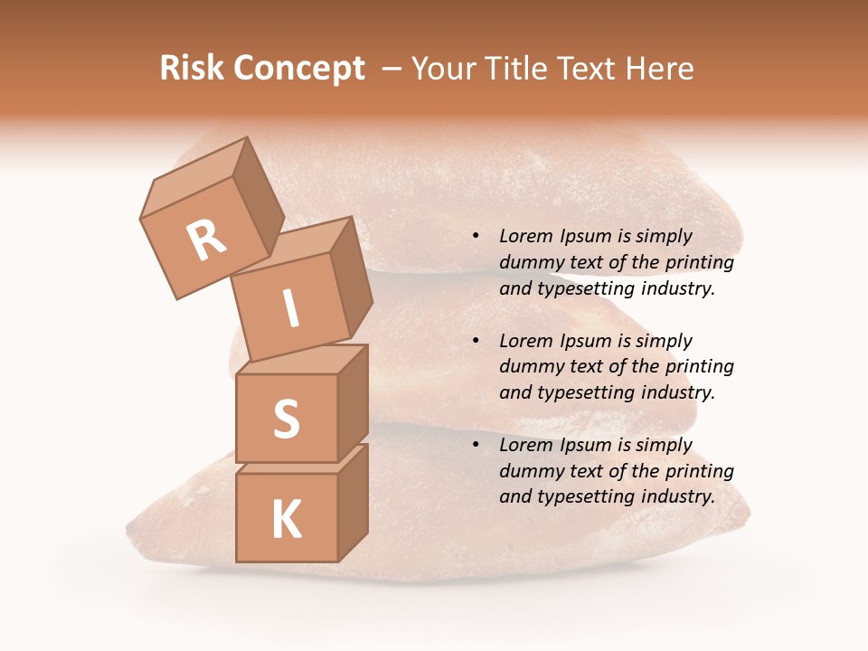 Baked Snack White PowerPoint Template