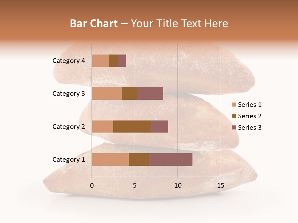 Baked Snack White PowerPoint Template
