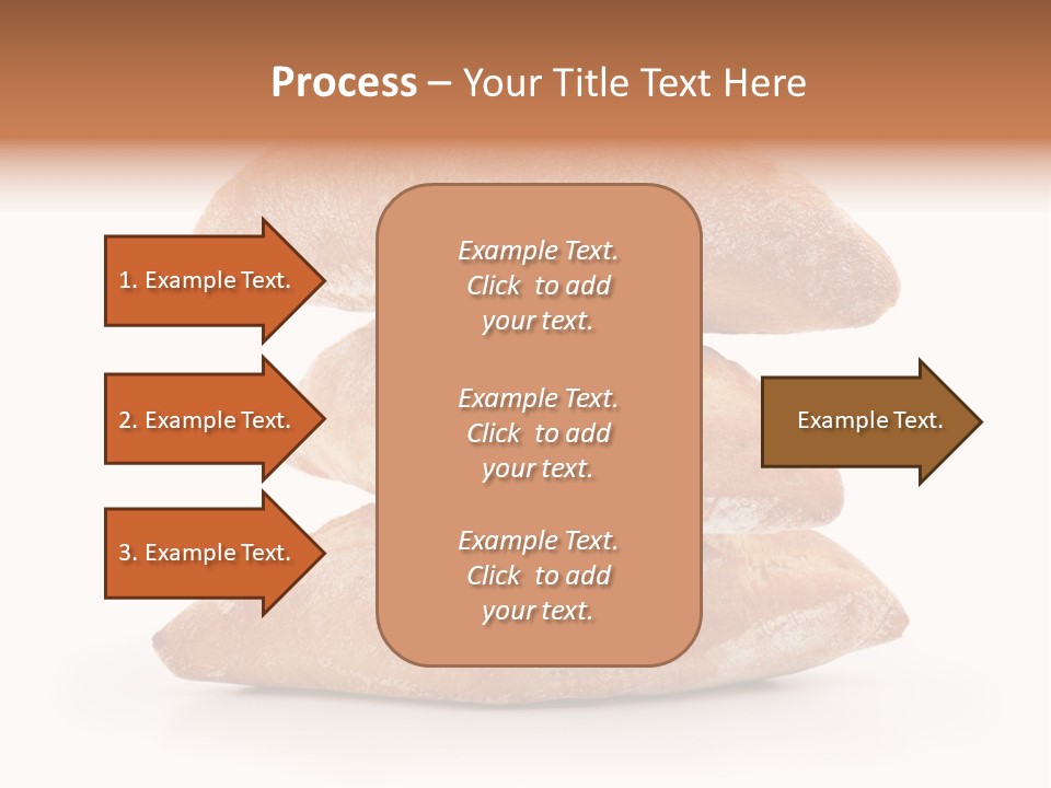 Baked Snack White PowerPoint Template