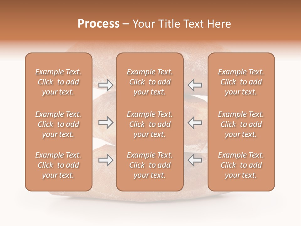 Baked Snack White PowerPoint Template