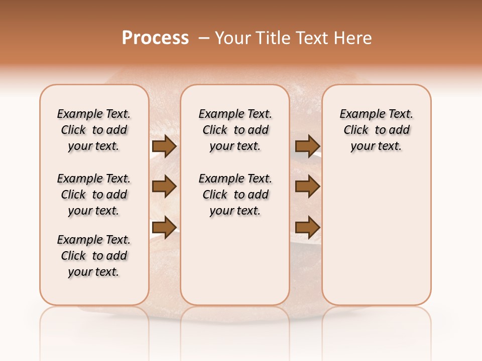 Baked Snack White PowerPoint Template