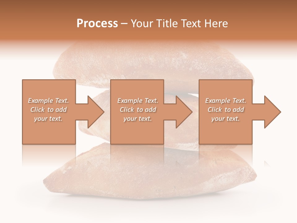 Baked Snack White PowerPoint Template